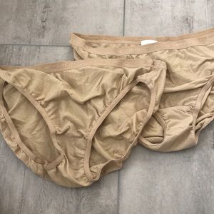 Ex officio medium nude underwear set of two